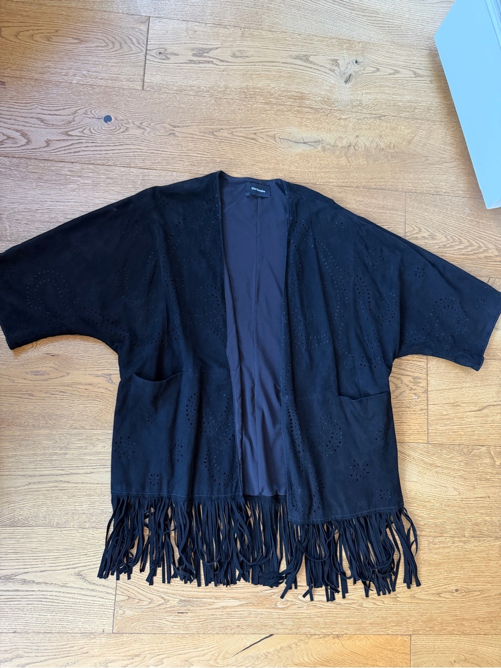 The Kooples Suede Leather Fringe Jacket